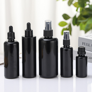 Flacone in Vetro Viola con Protezione UV da 30ml 50ml 60ml 100ml, Tappo a Prova di Bambino, Contagocce CRC per Cosmetici e Medicinali - Product Image 2