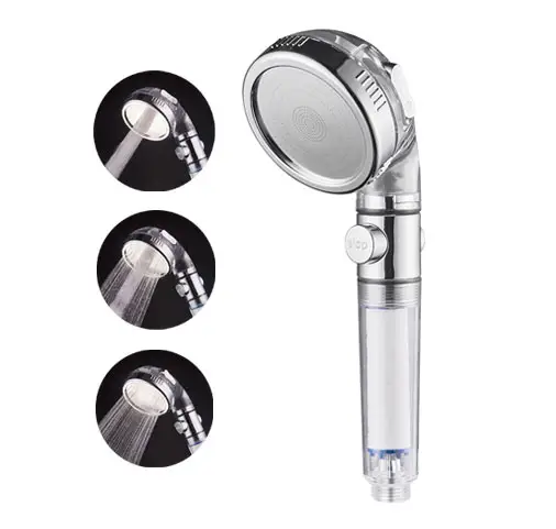 High Pressure Water Saving Ionic Filtration Shower Head With PP Cotton Filter