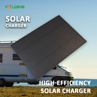 Panneau solaire monocristallin PERC étanche Foldsun pour extérieur, haute efficacité 22,4 % CE, puissance personnalisée pour caméras de sécurité
