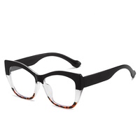 Lunettes Anti-Lumière Bleue Tendance Monture Œil de Chat Non Correctrices avec Cadre PC et Design Multicolore