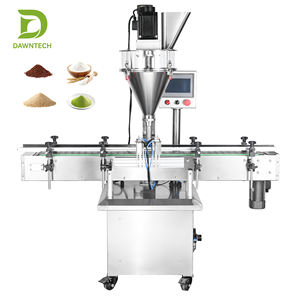 Máquina automática de llenado de polvo con cinta transportadora para chile, proteínas, especias, detergente, café, leche, té, almidón, azúcar, aditivos químicos - Product Image 2