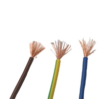 Câble électrique aérien basse tension en cuivre pur, isolé LSZH, ignifuge, 1*1,5 mm², vente en gros d'usine