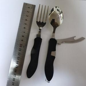 Coltello Pieghevole Portatile in Acciaio Inox, Utensili da Campeggio, Posate da Viaggio, Multi-attrezzo per Escursionismo e Attività all'Aperto - Product Image 6