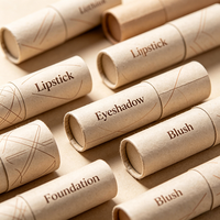 Boîtes d'emballage personnalisées pour tubes d'huiles essentielles, tubes en papier, cylindres d'emballage de parfum colorés avec dorure à chaud et votre propre logo