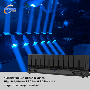 Dj Stage Equipment 12x60W Pixel Rgbw 4in1 Led Beam Dmx Wash Zoom Matrix Stage Moving Head Bar Luces Wave Led Bar - Product Image 1