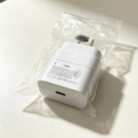 Chargeur Type-C 25W Blanc et Noir, Alimentation 25W, Interface Type-C avec Emballage d'Origine, Boîtier d'Origine + Version IC Originale