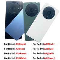 Coque arrière de remplacement avec lentille d'appareil photo pour Redmi Note 13 Pro, Pro Plus, A3, A5, F4, F5, F5 Pro, F7 Pro – Boîtier arrière en verre