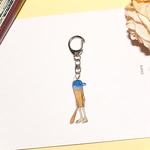 Porte-clés en acrylique amusant et original en forme d'animal, porte-clés fantaisie de dessin animé, cadeau mignon pour amis - Product Image 6