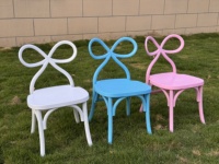 Chaise en résine pour enfants, moderne, durable, écologique, imperméable, légère, confortable, pour l'extérieur, l'école, le jardin, les événements, vente en gros