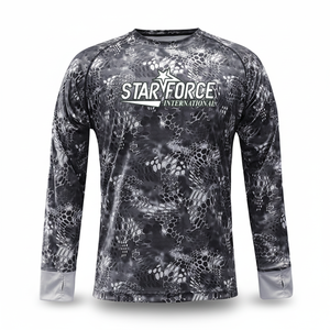 Camisetas y Sudaderas de Pesca Unisex, Impermeables, de Secado Rápido, con Logotipo Personalizado, Poliéster/Spandex, UPF50, Impresión por Sublimación - Product Image 1