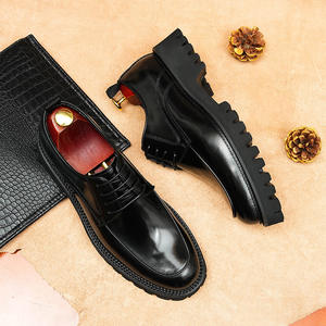 รองเท้าบูทกันน้ำสไตล์ใหม่สำหรับฤดูหนาว คลาสสิก ใช้งานได้หลากหลาย ลำลอง หุ้มข้อสูง สำหรับกิจกรรมกลางแจ้ง ทำงาน ผู้ชาย หนังแท้ เพิ่มความสูง รองเท้ากีฬา - Product Image 4