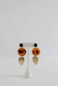 ต่างหูห่วงเรซิ่นคุณภาพสูง ดีไซน์ไม่ซ้ำใคร ใช้ได้ทุกวัน งานแต่งงาน และวันครบรอบ สไตล์ฮิปฮอป - Product Image 2