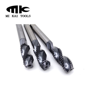 MK Schutte M10 * 1,5 CNC Machos de máquina de carburo sólido con revestimiento Flauta espiral para corte de hilo - Product Image 2