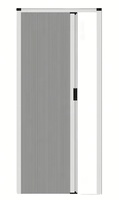 FAXINI Moustiquaire de porte et fenêtre rétractable transparente anti-insectes à double pliage au design moderne et personnalisé
