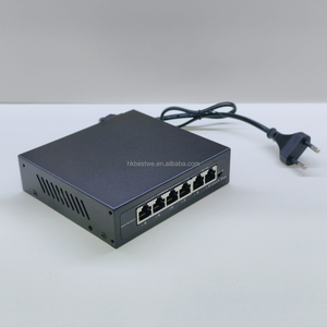 6-Port PoE chuyển đổi 10/100Mbps với 4-poe 2-uplinks không được quản lý networkl IP ethernet PoE chuyển đổi - Product Image 4