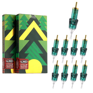 卸売1RLラウンドライナー使い捨て針タトゥーロングテーパーボディアートタトゥー用カートリッジサプライヤー - Product Image 2