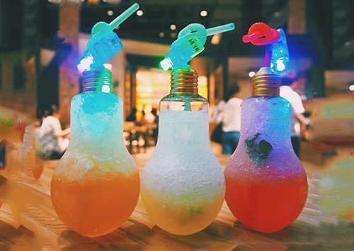 Artibetter 25 Bottiglie Trasparenti A Forma Di Lampadina 150 Ml Con Tappo A Vite – Barattoli Vuoti Per Caramelle E Decorazioni