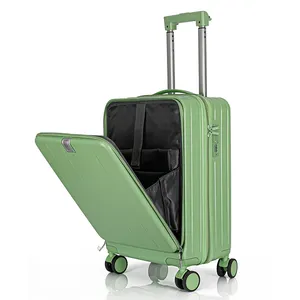 Los ganchos de carga están disponibles en el equipaje de la carretilla lateral con logotipo al por mayor conjuntos de equipaje de maletero