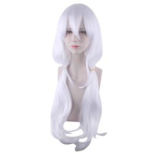 Femme Halloween Danganronpa <span class=keywords><strong>Angie</strong></span> Yonaga Longue Perruque de Costume Blanche Ondulée GAHC-011 - Product Image 4