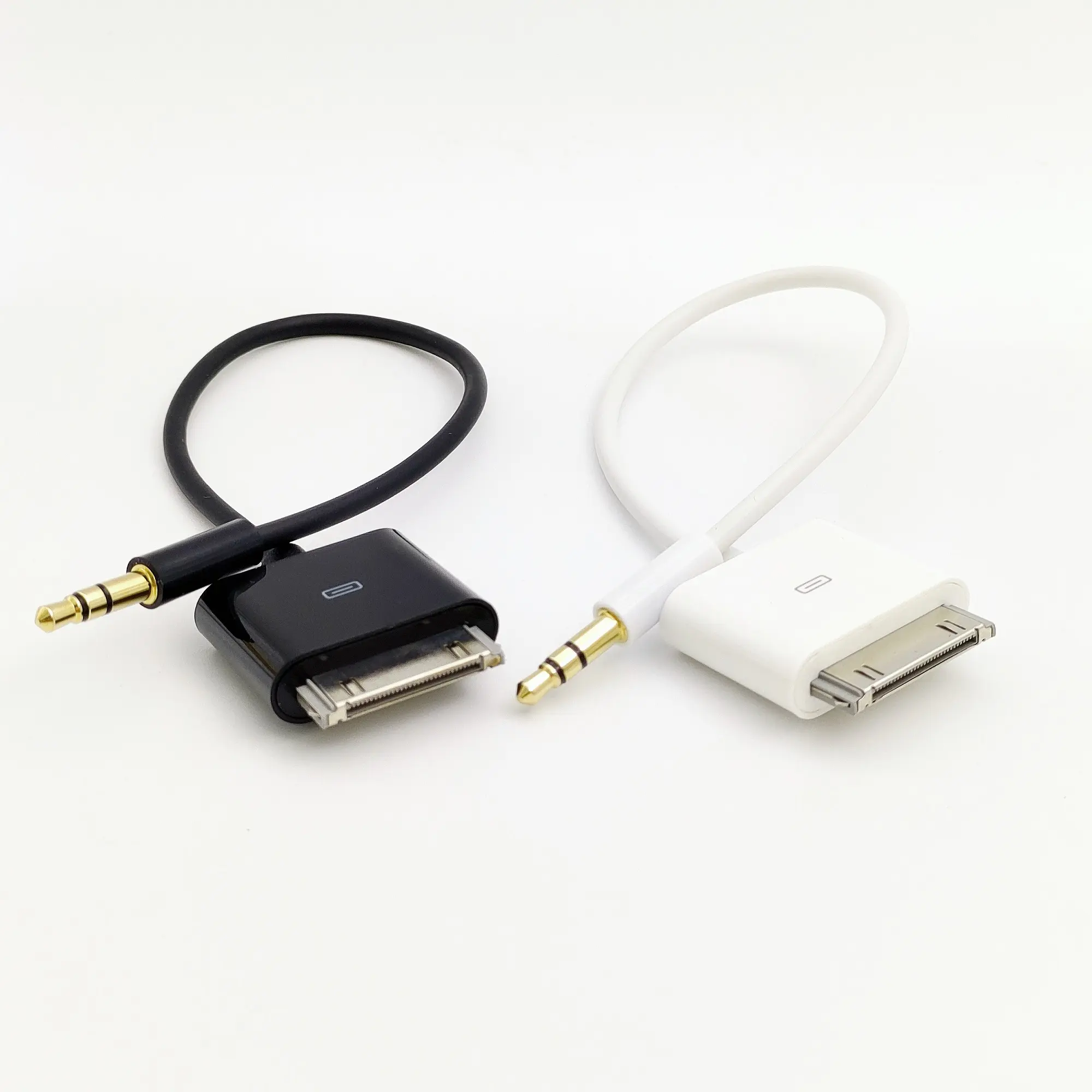 20cm Dock Connector To Aux 3.5mm Car Audio Cable for iPod iPhone 3/4 iPad 1/2/3