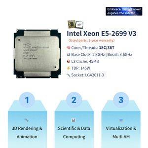 Kit de Placa Base PANDL NUEVO X99-XD4 para Escritorio con CPU Intel <span class=keywords><strong>Xeon</strong></span> <span class=keywords><strong>E5</strong></span> 2699 V3, RAM DDR4, NVMe M2, SATA3.0, Combo de Placa Base X99 - Product Image 2