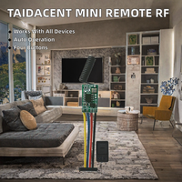 Module récepteur sans fil RF 433 MHz à 4 boutons avec code d'apprentissage pour sonnette, alarme et éclairage