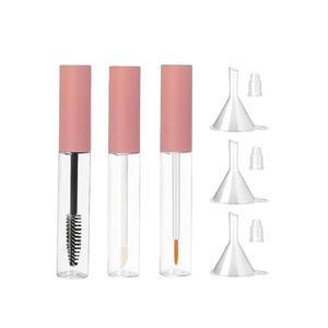 Tube vide pour rouge à lèvres, flacon, outil, ensemble de conteneurs en plastique tendance pour DIY avec capuchon argenté - Product Image 2