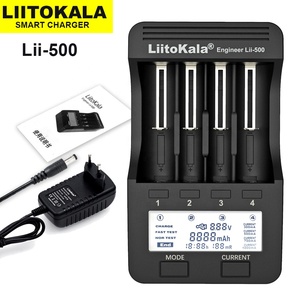 <span class=keywords><strong>LiitoKala</strong></span> Lii-500 3.7V 1.2V เครื่องชาร์จ LCD 12V 2A อะแดปเตอร์ในรถยนต์สำหรับชิ้นส่วน RC ใช้งานร่วมกับ 18650 26650 16340 14500 10440 18500 AA - Product Image 2
