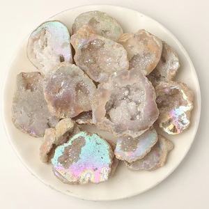 Fabriek Prijs Groothandel Natuurlijke Kristal Healing Agaat Crystal Cluster Aura Agaat Geode Voor Home Decoratie - Product Image 2