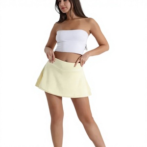 EVERGLOW EG-0403 Pantalones Cortos de Mujer, Diseño 2023, Cintura Alta, Colores Sólidos, Ecológicos, 100% Lino, Ropa Deportiva Sostenible, Sexy - Product Image 1