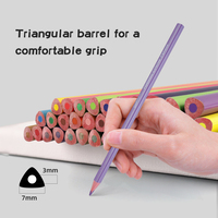 Xin Bowen Crayons d'art Boîte à crayons professionnelle métallique/néon/eau 12 pièces crayons de couleur personnalisés pour enfants