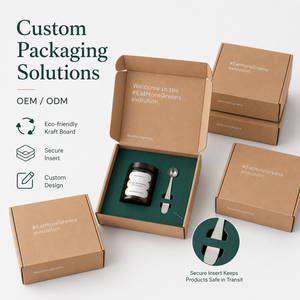 Kraft Corrugated Mailer Box With Custom Kraft Corrugated <b>Insert</b>, Canned Food Gift Set Packaging Box - Product Image 6