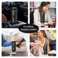 Machine à expresso portable professionnelle 16G PRO+ 20 bars pour les voyages en plein air, cafetière à capsules multifonctionnelle 3-en-1 avec chauffe-eau