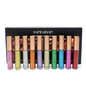 Ensemble de crayons pour eyeliner liquide en stock, paillettes scintillantes, eyeliners longue durée pour maquillage de fête, eyeliners colorés en or <span class=keywords><strong>vert</strong></span> - Product Image 6