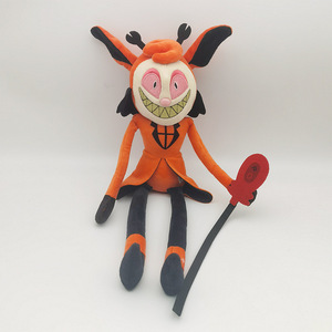 Peluche de Hotel Hazbin de 20-30cm, figura de Alastor <span class=keywords><strong>Charlie</strong></span>, muñeco de Anime, muñeco relleno de dibujos animados - Product Image 3
