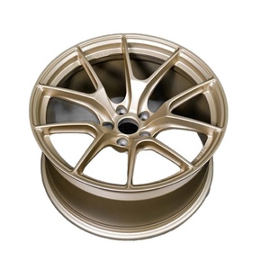 Cerchi in Lega da 17, 18, 19 Pollici con Design a <span class=keywords><strong>5</strong></span> Razze a Y, Finitura Oro Opaco per Auto Passeggeri - Product Image 3
