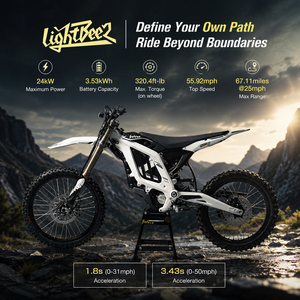 Motocicleta Todoterreno Surron Light Bee 2, 90 km/h, Especificaciones de Carreras de Alta Velocidad, Batería Desmontable de 78.5V 45Ah, para Adultos - Product Image 3