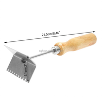 Coupe-miel à broche Honey Keeper, fourche à miel avec manche pour la décapsulation et le desserrage du miel, pour la récolte et le couverçage du miel