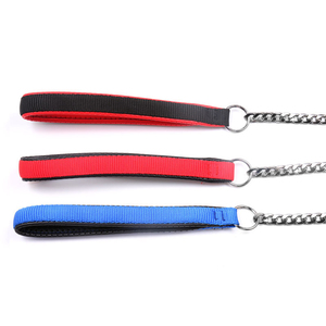 Durable Pet Liefert Flache Chian Blei Mit PU Griff Verchromt Hund Leinen - Product Image 3