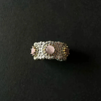 Bague de phalange vintage Hip Hop de luxe, épaisse, fine, inaltérable, pour femme, ajustable, bijoux de mariage, vente en gros, bagues fleuries