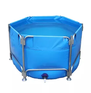 300 Gallon Fish Tank Collapsible Home Fish Pond Portable Plastic Fish Ponds supplier