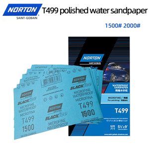 Para <span class=keywords><strong>NORTON</strong></span> T499 1500 #   2000 #   Papel de <span class=keywords><strong>Lija</strong></span> para <span class=keywords><strong>Agua</strong></span>, Abrasivo para Pulir Arañazos en Pintura de Automóviles, Material Abrasivo para Granallado - Product Image 3