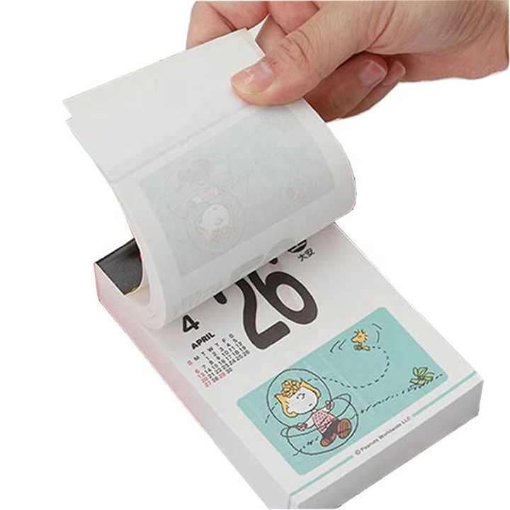 Custom Print Tear off Everyday Life Plan 365 Days Calendar