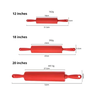 Rodillo de Silicona Grande Antiadherente para Repostería, Herramienta de Cocina para Hacer Repostería en Casa - Product Image 5