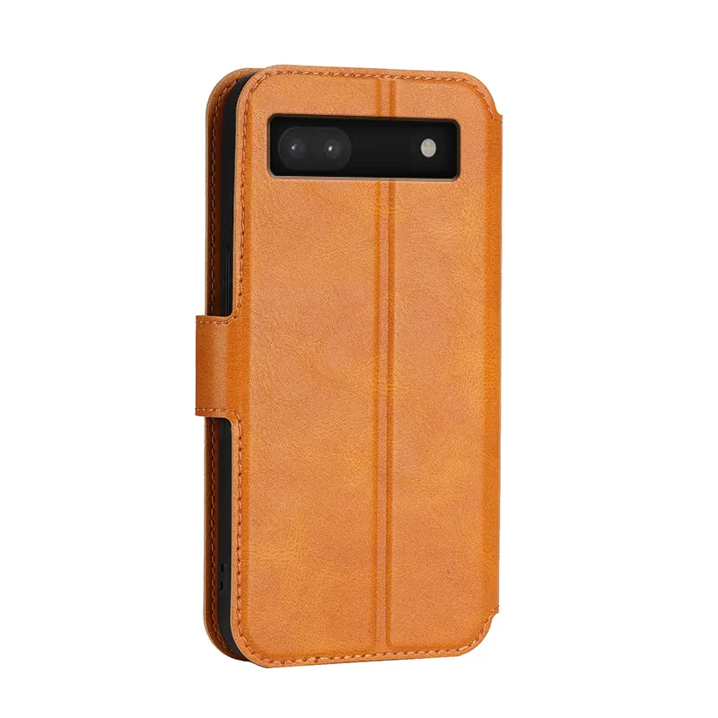 Newest Leather Magnetic Wallet Phone Case For Google Pixel 6 7 8 Pro 6a 5a 4 3a XL Classic Magnetic Flip Book PU Cover
