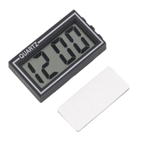 Vente chaude Léger Pratique Numérique LCD Affichage Calendrier Voiture Tableau De Bord Électronique Horloge Numérique