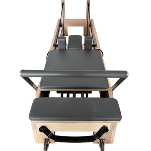 Durable Oak Adjustable Pilates <strong>Bed</strong> for Pilates Studio and Rehabilitation Training - Product Image 1