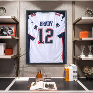 Boîtier en acrylique transparent 98% Protection UV-Verrouillable de luxe personnalisé pour l'affichage du maillot de football Baseball Football <span class=keywords><strong>NBA</strong></span> - Product Image 5