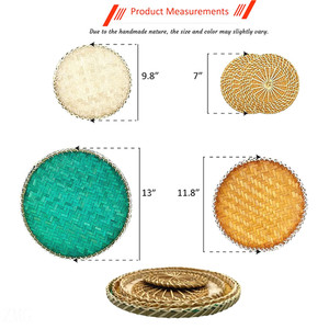 Cesta De pared Bohemia Para decoración del hogar, Cesta Para colgar De la pared, De 2022 unidades - Product Image 6