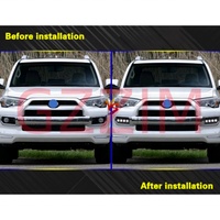 Pièces automobiles pour voitures, feux de jour LED DRL, blanc, plastique, certifié E-mark, 6000 lumens, pour 2010-2013, 12V 18W